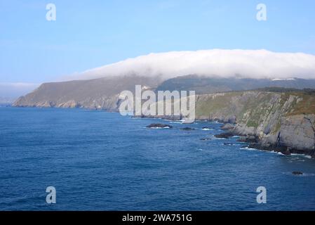 Loiba Klippen. Ortigueira Gemeinde, A Coruña, Galicien, Spanien. Stockfoto