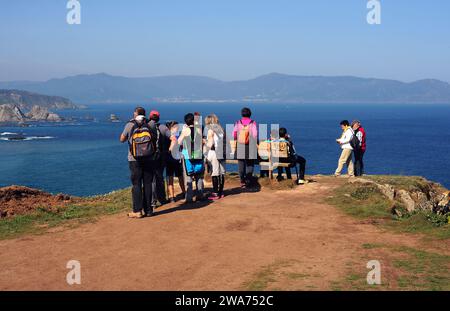 Loiba Klippen von Cotelo Aussichtspunkt. Ortigueira Gemeinde, A Coruña, Galicien, Spanien. Stockfoto