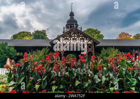 Szczawno-Zdroj Spa bei Walbrzych in Niederschlesien Stockfoto