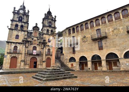 Nosa Señora das Ermidas oder Nuestra Señora de las Ermitas Sanctuary (Barock 18. Jahrhundert). O Bolo, Provinz Ourense, Galicien, Spanien. Stockfoto