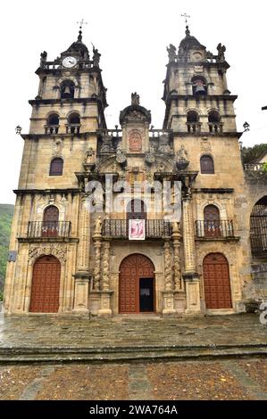 Nosa Señora das Ermidas oder Nuestra Señora de las Ermitas Sanctuary (Barock 18. Jahrhundert). O Bolo, Provinz Ourense, Galicien, Spanien. Stockfoto