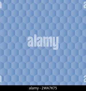 Abstrakter Hintergrund mit blauem Wabenvektor Stock Vektor