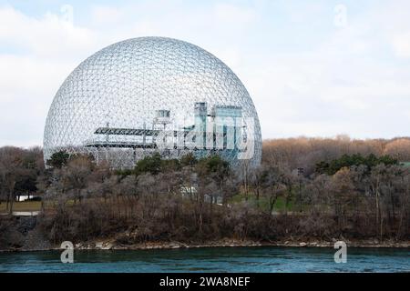 Das Biosphere Environment Museum von Notre-Dame Island in Montreal, Quebec, Kanada Stockfoto