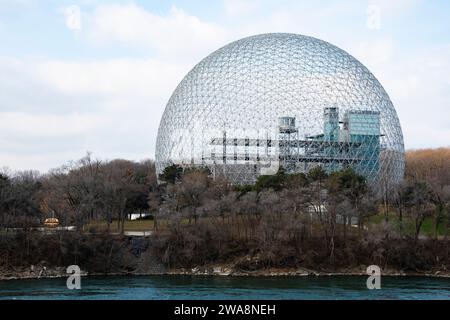 Das Biosphere Environment Museum von Notre-Dame Island in Montreal, Quebec, Kanada Stockfoto