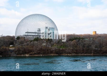 Das Biosphere Environment Museum von Notre-Dame Island in Montreal, Quebec, Kanada Stockfoto