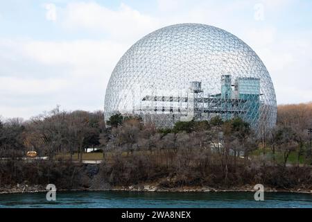 Das Biosphere Environment Museum von Notre-Dame Island in Montreal, Quebec, Kanada Stockfoto