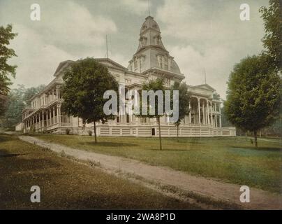 Athenaeum Hotel, Chautauqua, Chautauqua County, New York 1898. Stockfoto