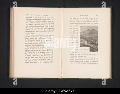 Blick auf den Ypsilon Mountain, Frederick Hastings Chapin, ca. 1885 - in oder vor 1890 photomechanischer Druck Rocky Mountain National ParkBoston Paper Mountains. Landschaften Ypsilon Mountain Stockfoto