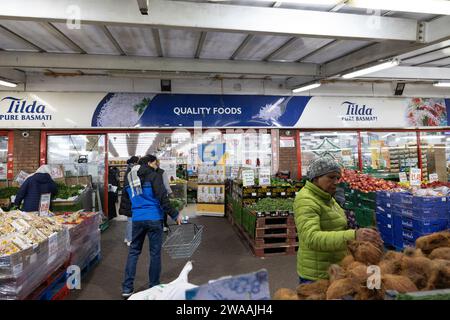 Southall West London, die größte Punjabi-Gemeinde außerhalb Indiens, England, Großbritannien Stockfoto