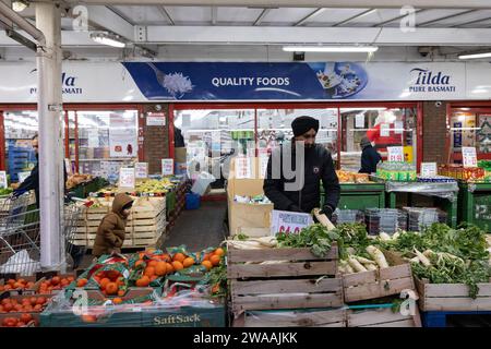 Southall West London, die größte Punjabi-Gemeinde außerhalb Indiens, England, Großbritannien Stockfoto