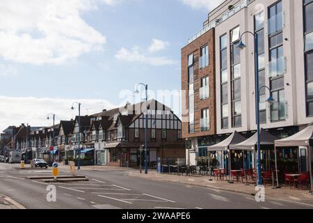 Blick auf Potters Bar, Hertfordshire in Großbritannien Stockfoto