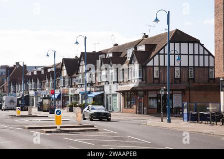 Blick auf Potters Bar, Hertfordshire in Großbritannien Stockfoto