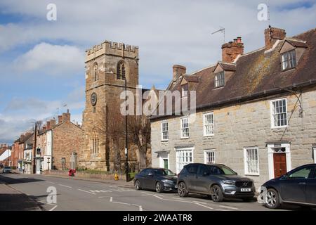 Houses in Shipston on Stour in Warwickshire, im Vereinigten Königreich Stockfoto