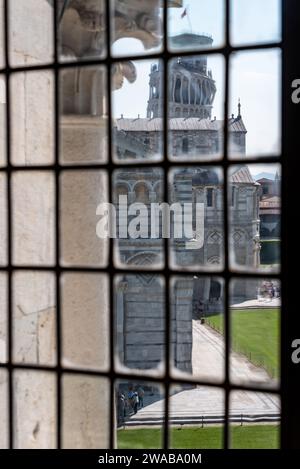 Kathedrale, Taufhaus und berühmter Schiefer Turm von Pisa, Italien Stockfoto