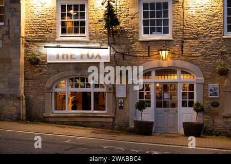 The Fox Pub, Chipping Norton, Oxfordshire, England, Großbritannien Stockfoto