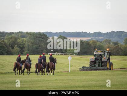 Das Lambourn Training Grounds Ion Berkshire, im Besitz des Jockey Club Stockfoto