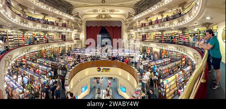 El Ateneo Grand Splendid Buchhandlung in Buenos Aires, Argentinien Stockfoto