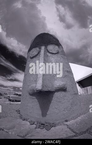 Giganticus Headicus, neben der Route 66 in Antares, Arizona Stockfoto