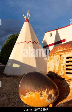 Wigwam Motel, Route 66, Holbrook in Arizona Stockfoto