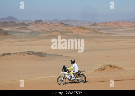 142 SVITKO Stefan (svk), Slovnaft Racing Team, KTM, Moto, Action beim Private Test of the Dakar 2024 vom 2. Bis 3. Januar 2024 in Al-Ula, Saudi Arabien - Foto Antonin Vincent/DPPI Credit: DPPI Media/Alamy Live News Stockfoto