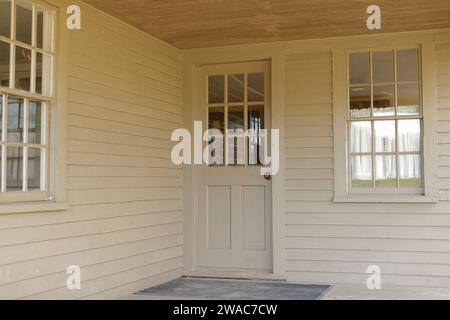 1654 von Europäern besiedelt. War einst Teil des nahegelegenen Concord. Man sagt, dass Lincoln die einzige Stadt in den USA ist, die nach Lincoln, England, benannt ist. Gefahren Stockfoto