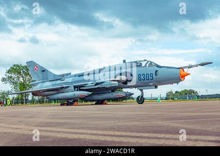 Polnische Luftwaffe Su-22 bei RIAT 2023 Stockfoto