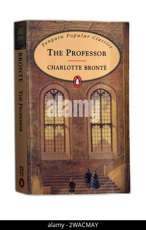 Charlotte Bronte - Die Professorin. Studio auf weißem Hintergrund eingerichtet. Dezember 2023 Stockfoto