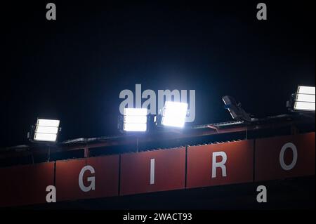 Girona, Spanien. Januar 2024. La Liga EA Sports Spiel zwischen Girona FC und Atletico de Madrid am 4. Januar 2024 im Estadio Municipal de Montilivi in Girona, Spanien. (Foto/Felipe Mondino) Credit: Unabhängige Fotoagentur/Alamy Live News Stockfoto