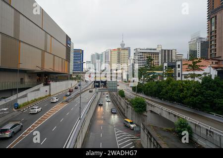 KUALA LUMPUR, MALAYSIA - 26. MAI 2023: Kuala Lumpur Stadtlandschaft. Stockfoto