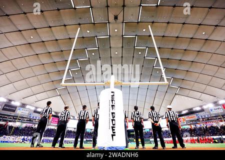 Tokyo Dome, Tokio, Japan. Januar 2024. Allgemeine Ansicht, 3. JANUAR 2024 - American Football: American Football Japan Championship 'Rice Bowl' zwischen Fujitsu Frontiers 16-10 Panasonic Impulse im Tokyo Dome, Tokio, Japan. Quelle: Naoki Nishimura/AFLO SPORT/Alamy Live News Stockfoto