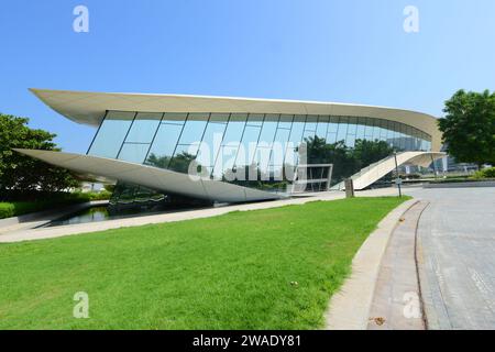 Das Etihad-Museum in Dubai, VAE. Stockfoto