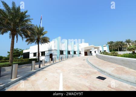 Union House im Etihad Museum in Dubai, VAE. Stockfoto