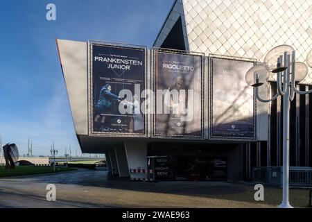 Bonn - 17. Dezember 2023 : Blick auf das Theater von Bonn Stockfoto