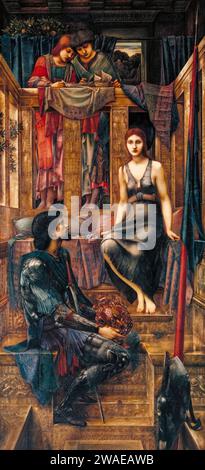 Edward Burne Jones Gemälde, King Cophetua and the Beggar Maid, Öl auf Leinwand, 1884 Stockfoto