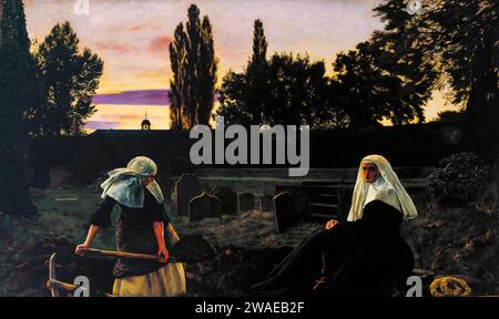 Sir John Everett Millais, das Tal der Ruhe, Ölgemälde auf Leinwand, um 1858 Stockfoto