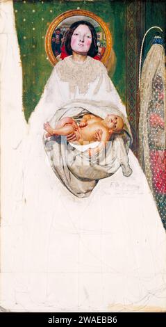 Ford Madox Brown, nehmen Sie Ihren Sohn, Sir, (unvollendetes) Ölgemälde auf Leinwand, 1851 Stockfoto