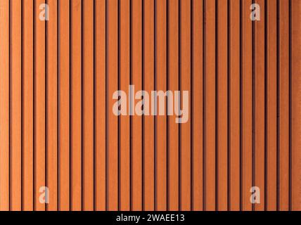 Braune Holzplatten. Hintergrund mit Holzwandstruktur Stockfoto