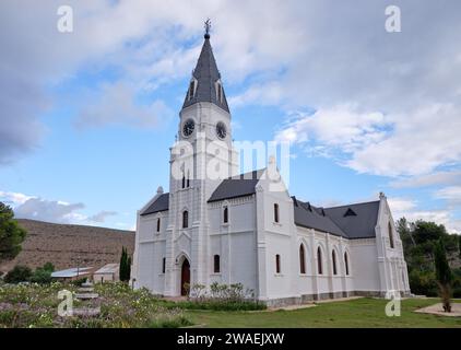 Niederländisch-reformierte Kirche in Nieu Bethesda Stockfoto