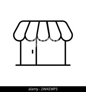 Schönheitssalon Outline Vektor-Symbol Stock Vektor