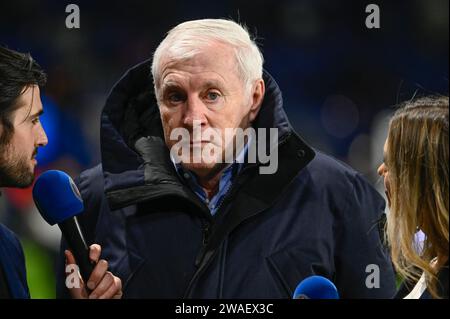 Paris, Frankreich. Januar 2024. © Julien Mattia/Le Pictorium/MAXPPP - Paris 03/01/2024 L'ancien entraineur du PSG, Luis Fernandez lors du Trophee des Champions, entre le PSG et Toulouse FC, au Parc de Princes, 03. Januar 2024. Quelle: MAXPPP/Alamy Live News Stockfoto