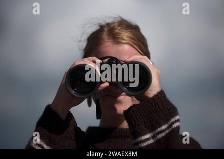 Optik und Visualisierung, alte Technik in einer modernen Welt Optik und Visualisierung in einer modernen Welt Stockfoto