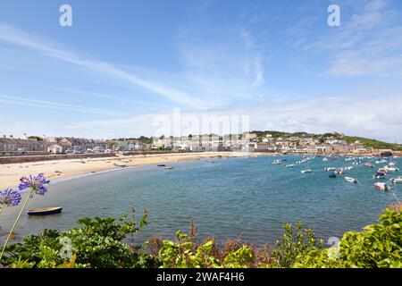 Town Beach von RNLI St Mary's, Isles of Scilly Stockfoto