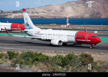 Boeing 737 Flugzeug der norwegischen Fluggesellschaft Air Sweden Stockfoto