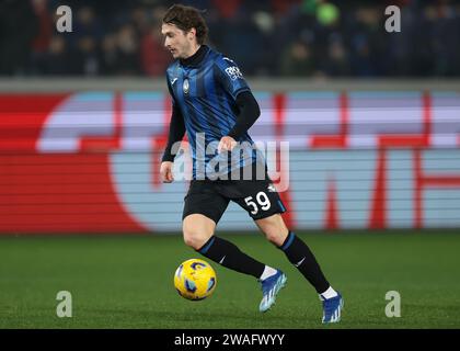 Bergamo, Italien. Januar 2024. Aleksej Miranchuk aus Atalanta während des Spiels Coppa Italia im Gewiss-Stadion in Bergamo. Der Bildnachweis sollte lauten: Jonathan Moscrop/Sportimage Credit: Sportimage Ltd/Alamy Live News Stockfoto