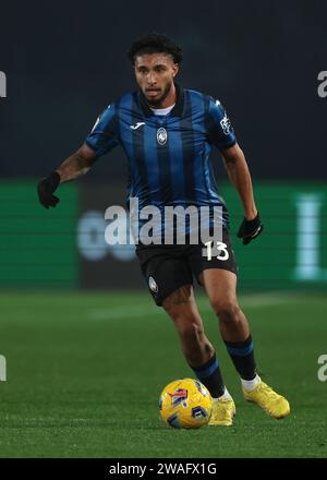 Bergamo, Italien. Januar 2024. Ederson von Atalanta während des Coppa Italia Spiels im Gewiss Stadium in Bergamo. Der Bildnachweis sollte lauten: Jonathan Moscrop/Sportimage Credit: Sportimage Ltd/Alamy Live News Stockfoto