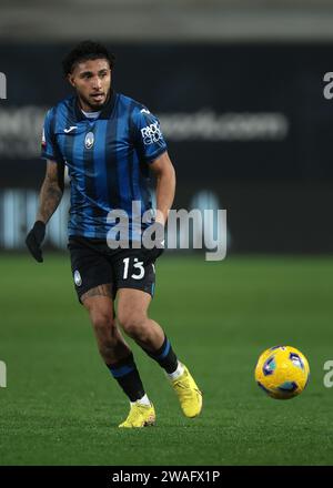 Bergamo, Italien. Januar 2024. Ederson von Atalanta während des Coppa Italia Spiels im Gewiss Stadium in Bergamo. Der Bildnachweis sollte lauten: Jonathan Moscrop/Sportimage Credit: Sportimage Ltd/Alamy Live News Stockfoto