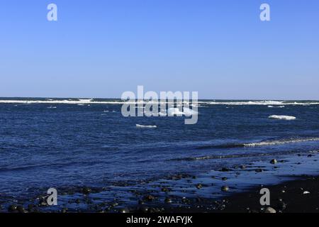 Fjallsárlón ist ein Gletschersee südlich des Vatnajökull-Gletschers in Island Stockfoto