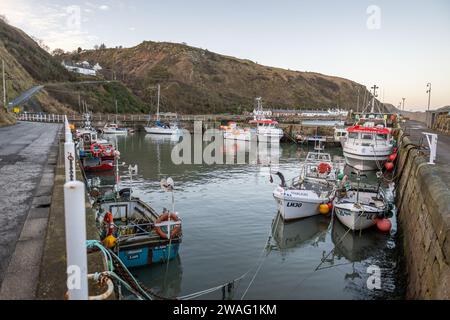 Burnmouth Hafen Stockfoto