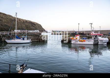 Burnmouth Hafen Stockfoto