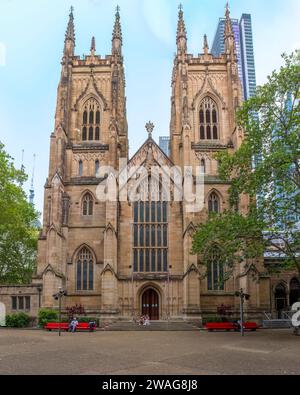 Saint-AndrewÕs-Anglikanische Kathedrale in Sydney, aus Stockfoto